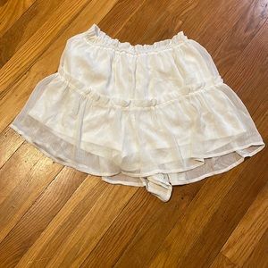 White skirt